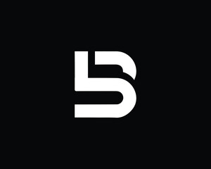 Professional and Minimalist Letter BP PB Logo Design, Editable in Vector Format in Black and White Color
