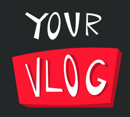 Your vlog logo. Screensaver on the bloggers channel.