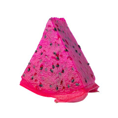 Dragonfruit or Pitaya isolated over white background