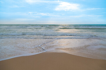 Sand wave at the beach