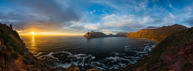 Fototapeta premium Chapmans Peak Drive lookout point.
