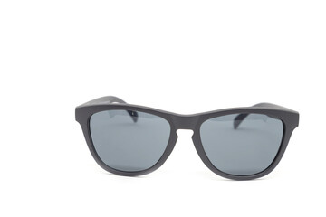 Fototapeta premium Black glasses on a white background