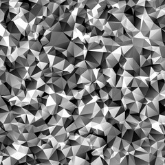 Abstract polygonal dark geometric background. Low poly.