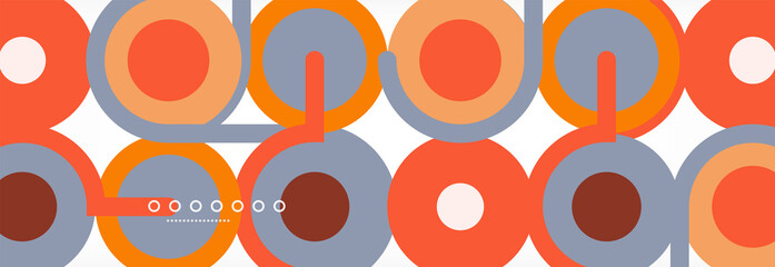 Circles and lines abstract background for covers, banners, flyers and posters and other templates