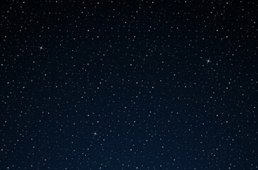 Night starry sky.  Space background with stars.