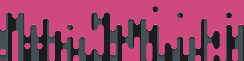 Abstract Rounded Color Lines halftone transition background illustration