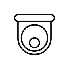 Hidden Camera, CCTV Icon Logo Vector Isolated. Furniture and Household Icon Set. Editable Stroke and Pixel Perfect.