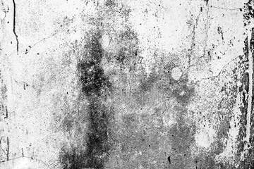 Texture of a concrete wall with cracks and scratches which can be used as a background