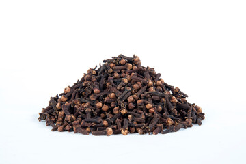 Raw Clove Spices Pile