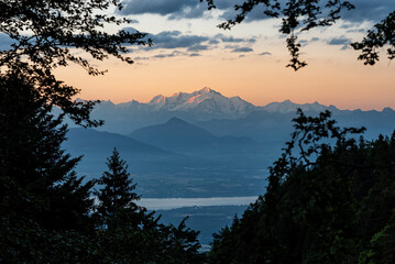 Sunrise on Mont Blanc