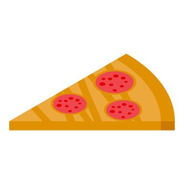 Eat pizza habit icon. Isometric of eat pizza habit vector icon for web design isolated on white background