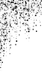 Obraz premium Scattered dense balck dots. Dark points dispersion