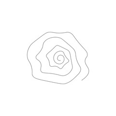 Rose flower background. Vector illustration