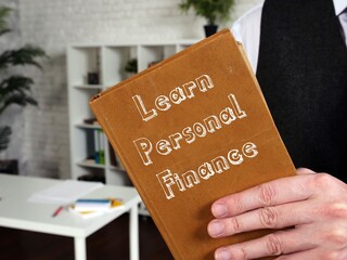 Financial concept about Learn Personal Finance with phrase on the page.