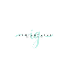 I G IG Initial handwriting and signature logo design with circle. Beautiful design handwritten logo for fashion, team, wedding, luxury logo.