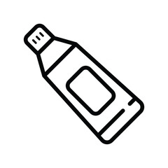 Tooth Paste Oral Hygiene Medical Hospital Illustration Creative Design Line Icon Vector