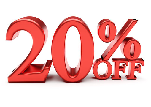 20 percent off discount sale