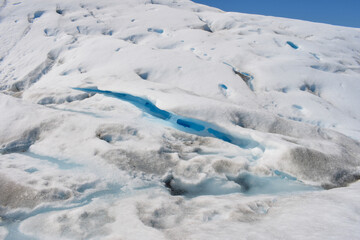 Fototapeta na wymiar Glacier Perito Moreno in El Calafate Argentina