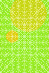 Japanese style geometric design, vector background.