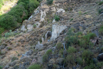 ruins of an old flour mill
