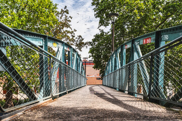 Beautiful little bridge in Nancy, Lorraine