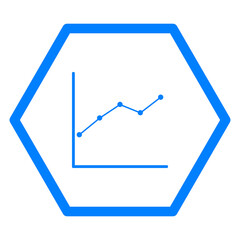 Diagramm und Sechseck