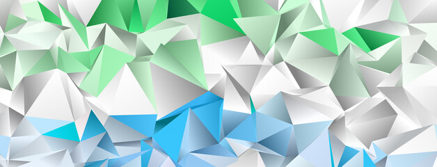 Obraz premium Abstract Low-Poly background. triangulated texture. Design 3d. Polygonal geometrical pattern. Triangular modern style