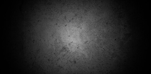 Old wall texture cement dark black gray  background abstract grey color design are light with white gradient background.