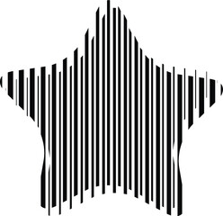 striped logo star