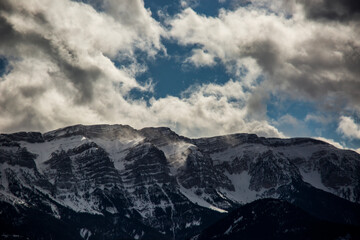 Winter in La Cerdanya, Pyrenees, Spain