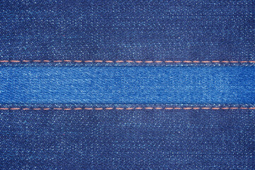 Texture of blue jeans seamless, cloth of denim for pattern and background