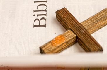 Holly Bible Cross