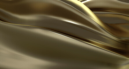 Dark gold abstract background. 3D rendering.
