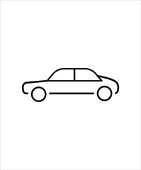 car icon,vector best line icon.