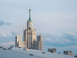 Obraz premium Stalinist residential building on Kotelnicheskaya embankment. Moscow