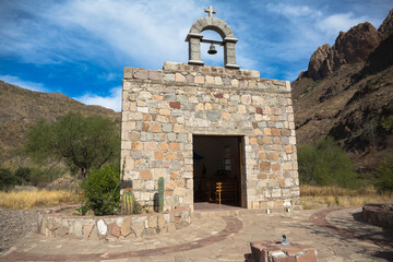 The chapel in Las Parras, Loreto, Baja California Sur, Mexico