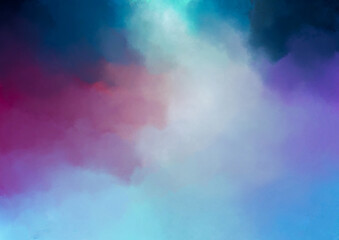 abstract colorful background with clouds.
