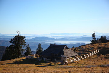 Mountain cottage with view
