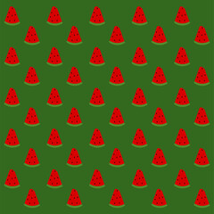 Watermelon seamless pattern background.Colorful wallpaper vector illustration and good for printing