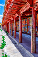 Fototapeta na wymiar Qinghai Arou Temple