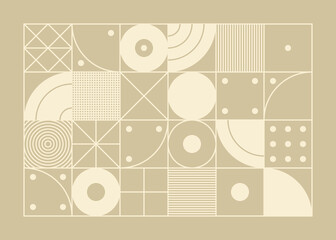 Obraz premium Color geometric design, vector background.