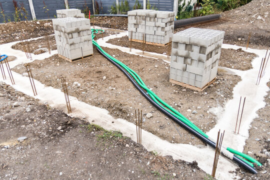 Fondations d'une maison