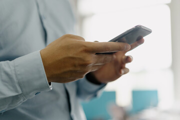 businessman using digital tablet