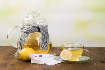 heißgetränk mit zitronen bei grippe