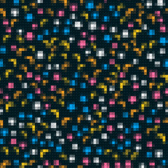 Colorful geometric pattern with different shapes