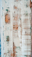Old grinded wood texture with white and blue paint