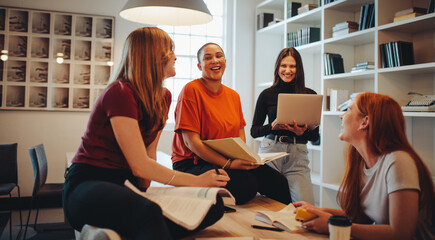 High school students preparing for their exams