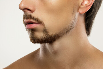 Young man with a latino style beard