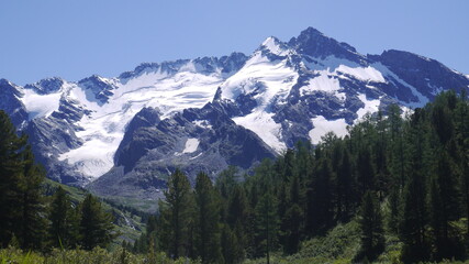 view of the mountains