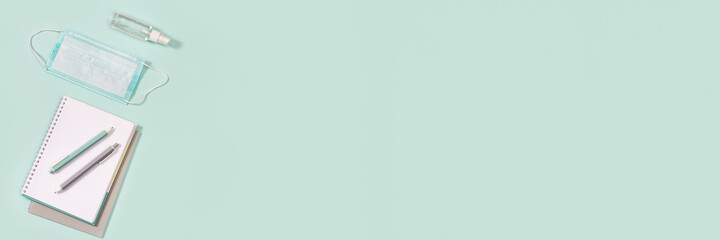 Office supplies and personal protective equipments.